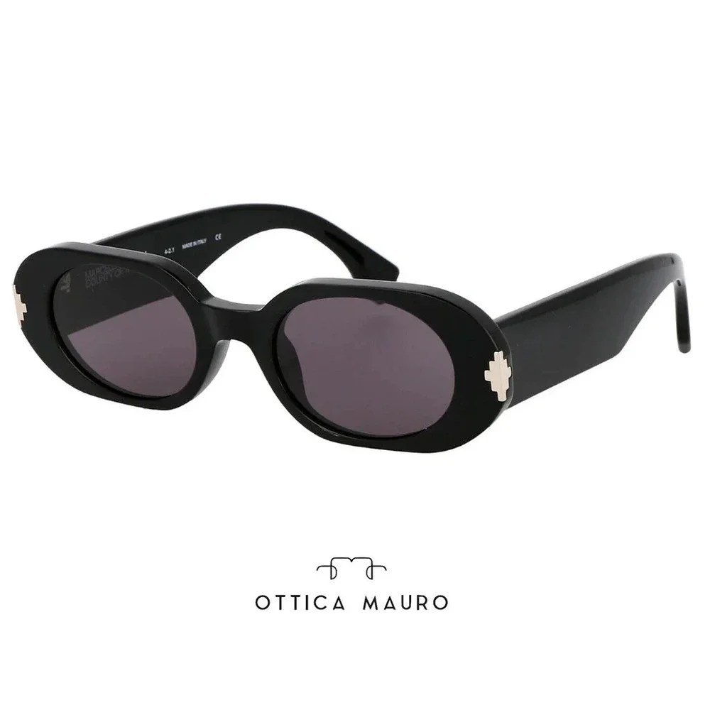 NWT Marcelo Burlon Nire Black Grey 51mm Sunglasses